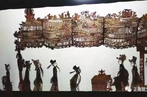 聯(lián)合國“世界人類非物質(zhì)文化遺產(chǎn)”南部皮影，來寺外桃源景區(qū)了！
